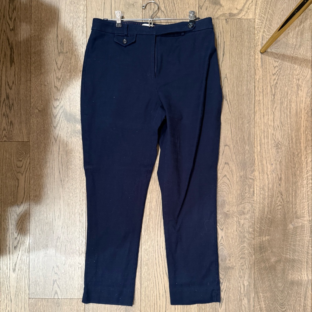 Anthropologie Women’s Navy Blue Essential Slim Pants